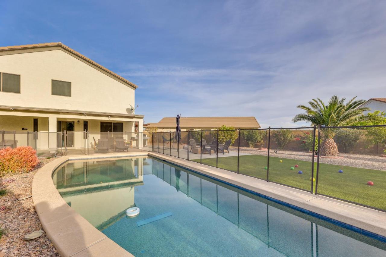 Large Pool and Yard with Bocce Oasis in Coolidge! - B&B Coolidge