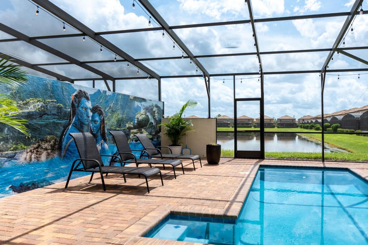 Modern 5BR TwnHome w Private Pool Near Disney 358 - B&B Kissimmee