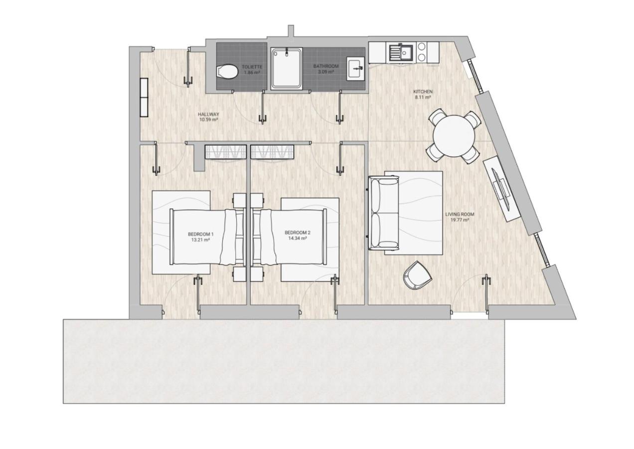 4 Min to Metro I 12 Min to Inner City I Top Wifi - Chambres d’hôtes Vienne