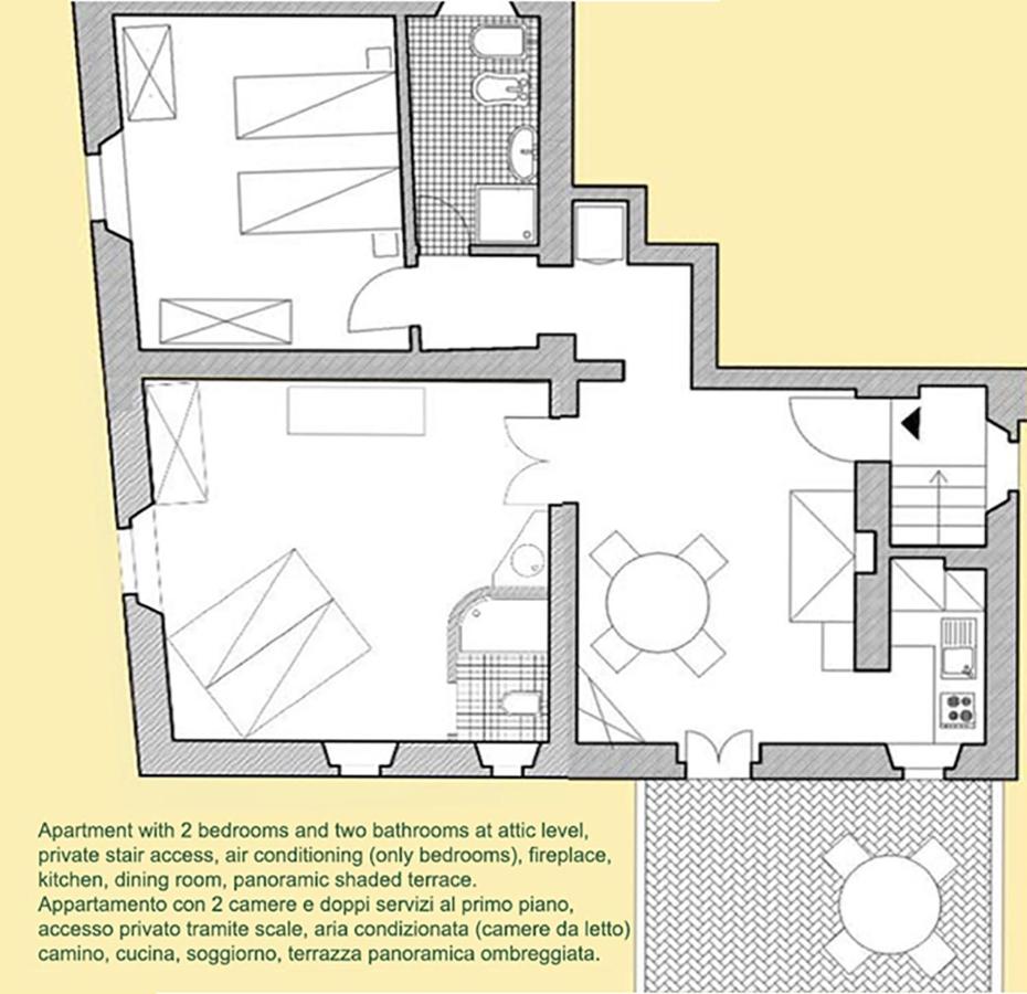 Two-Bedroom Apartment with Terrace