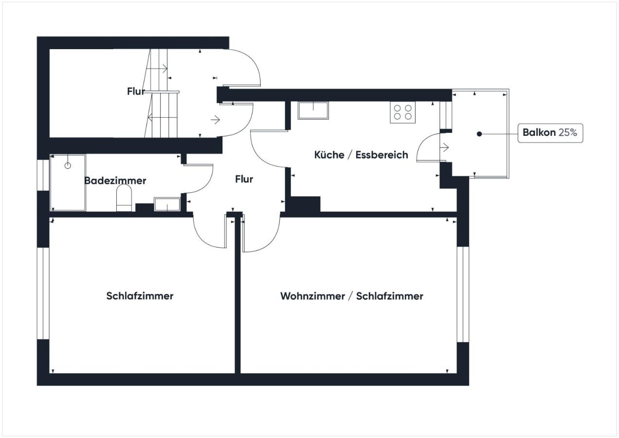 Mona Lisa, Komplette Wohnung, 24h Check-in, mit Parkplatz, Balkon, 2x Smart TV, Zentrum - Ferienwohnung