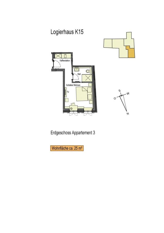 Logierhaus K15 Appartement 3 - B&B