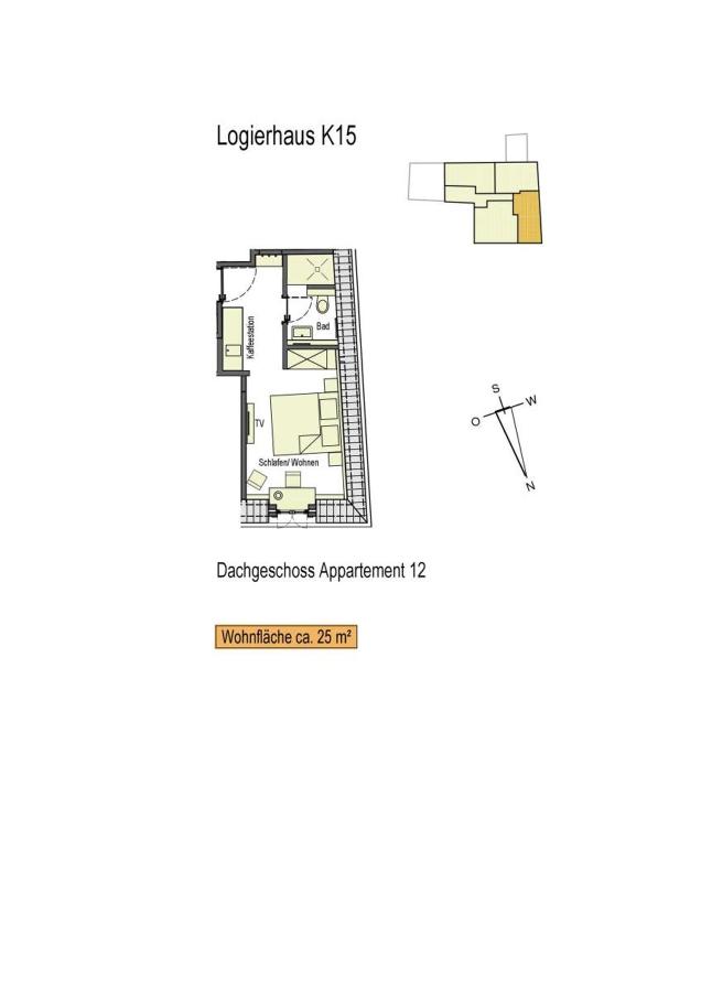 Logierhaus K15 Appartement 12 - B&B