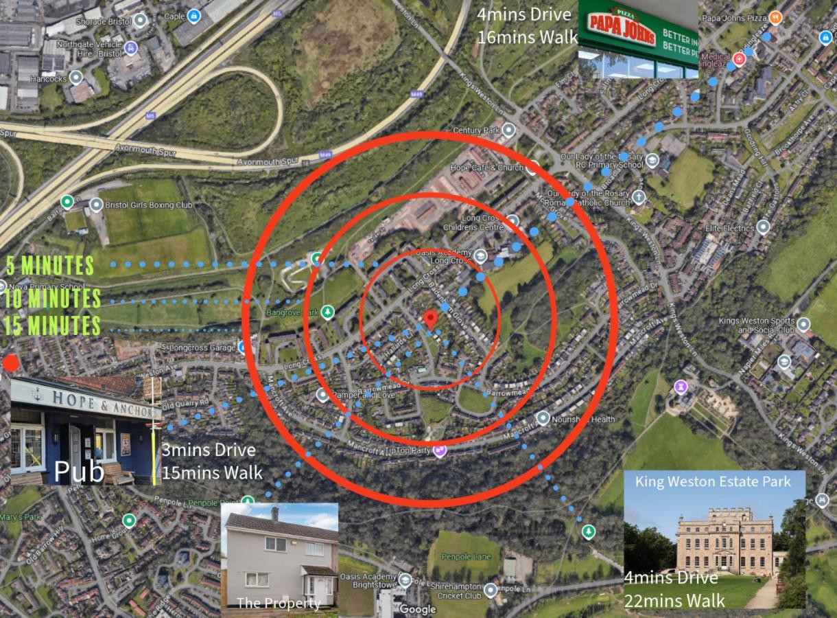 Super King Bed Free Parking Alexa Garden Patio BBQ Sleeps 5 - B&B Avonmouth