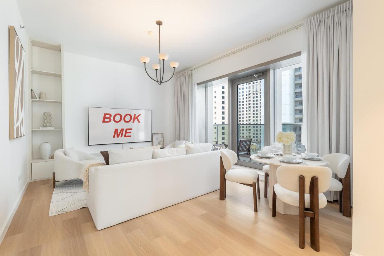 StayShort - Bright and Airy 1-Bedroom Apartment Perfect for 4 in Dubai Marina - Bed and Breakfast Dubai
