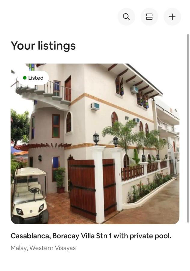 Casablanca Boracay 4 bedroom Villa Stn 1 with private pool - B&B Borac