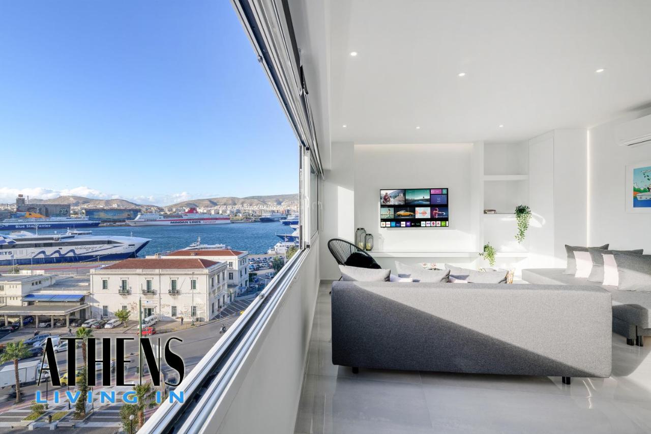 Endless Blue Breathtaking View Apt 6fl 2&4ppl - Bed and Breakfast Piraeus