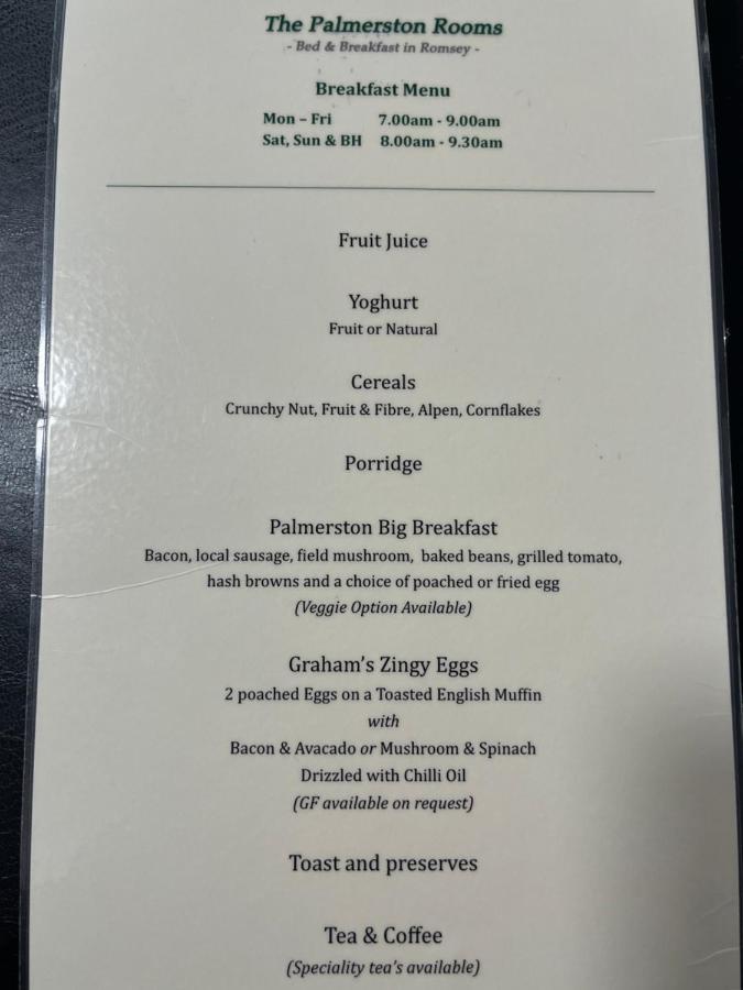 The Palmerston Rooms - B&B Romsey