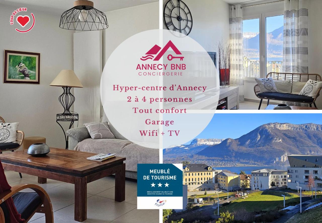 Le Tresor Alpin, vue lac, 2 chambres, garage - Ferienwohnung