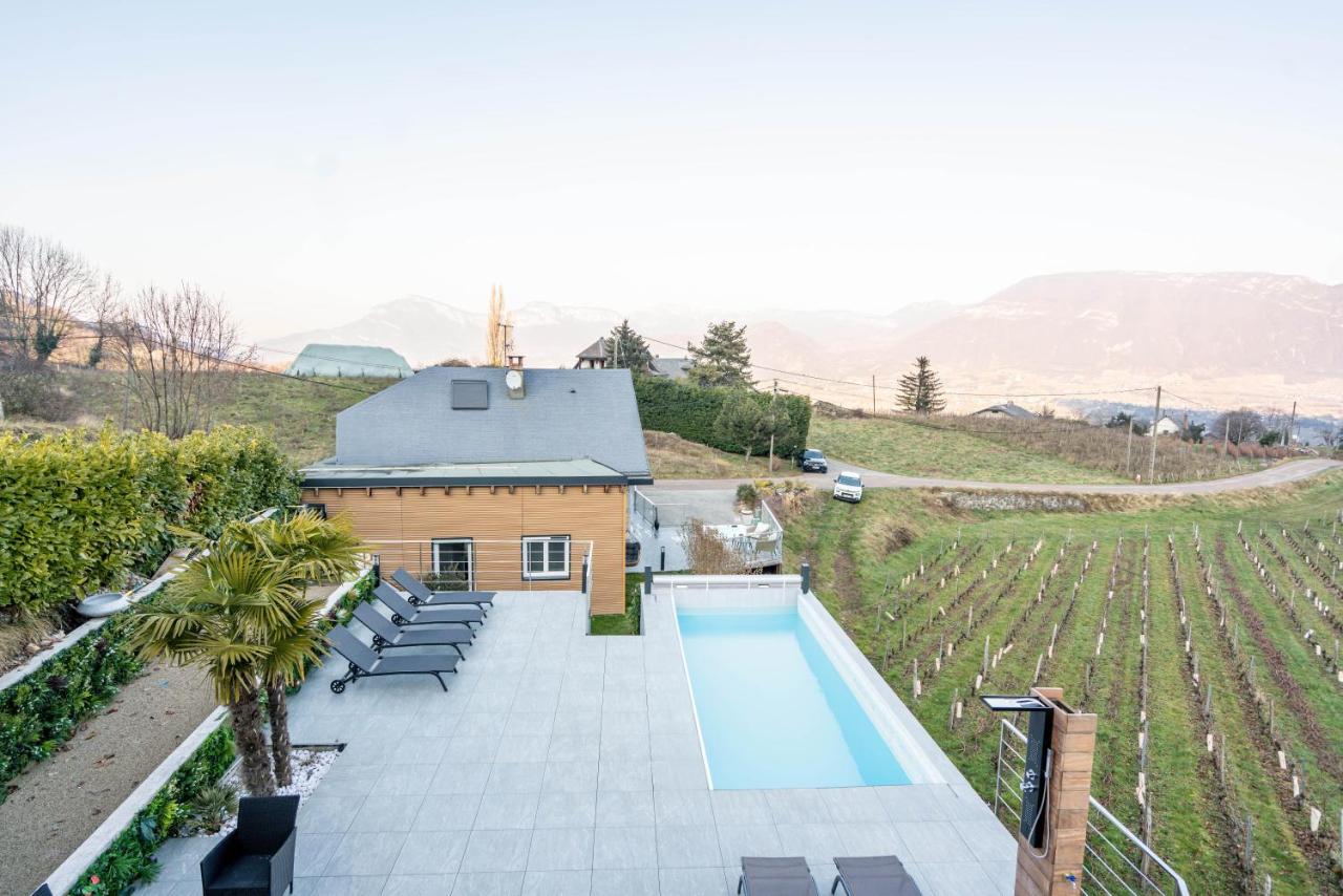 Maison 4 chambres avec jaccuzi piscine privée et sauna - B&B Apremont