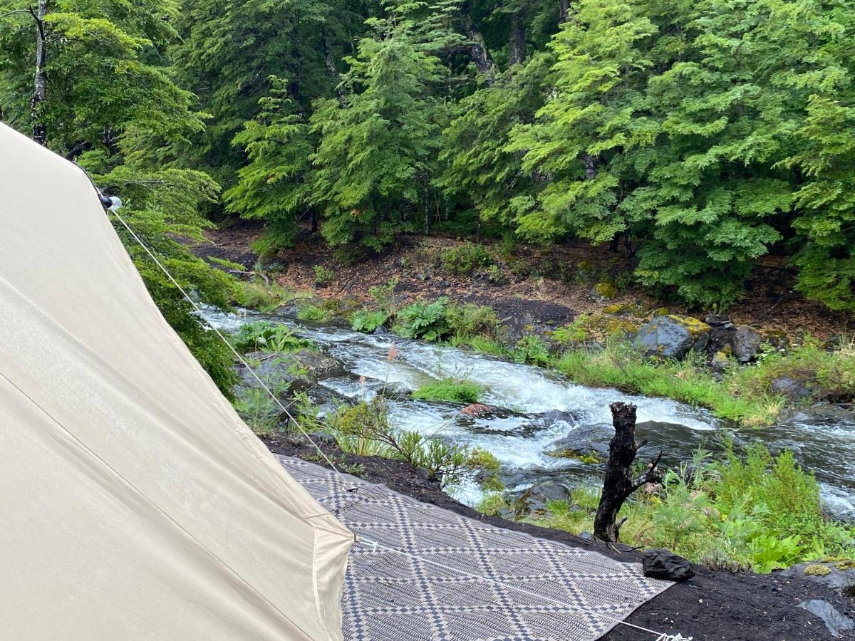 Glamping en Conguillío con pozones y río - Chambres d’hôtes