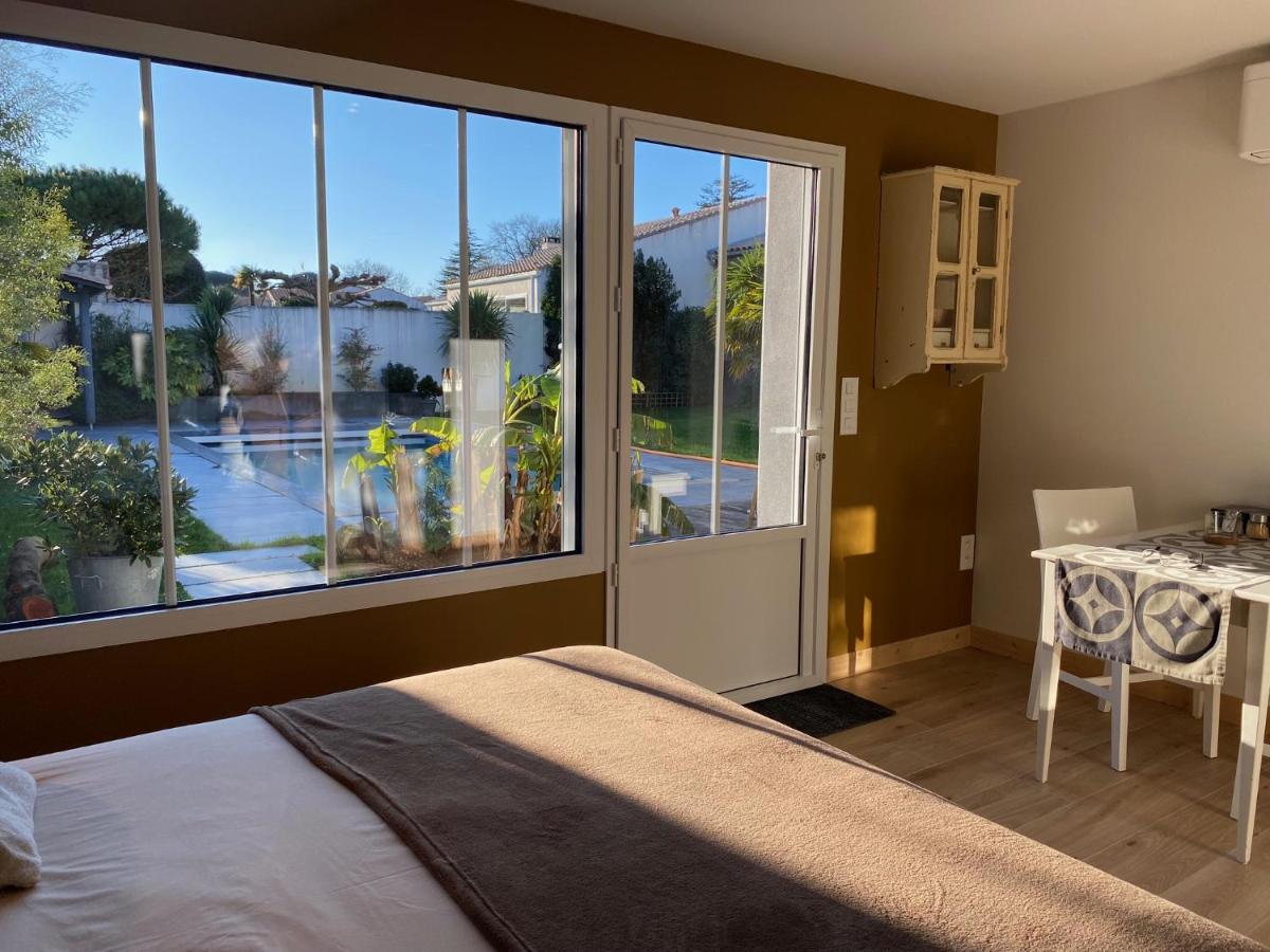Doppelzimmer mit Poolblick