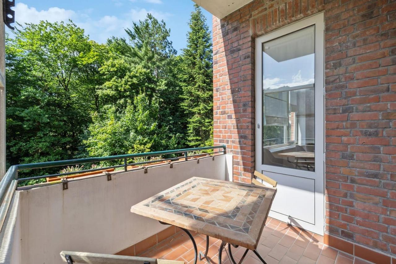 Apartment mit Gartenblick