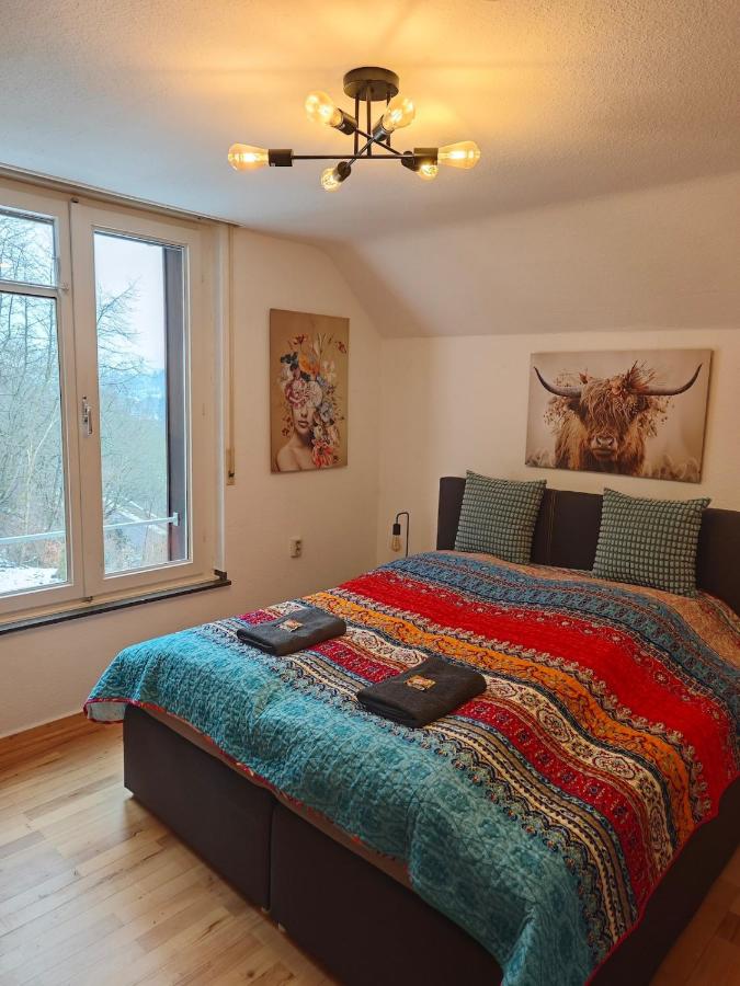 Wohlfühloase Schleiden Haus Talblick mit Whirlpool Kamin Aussicht 10 Personen - Chambres d’hôtes Schleiden