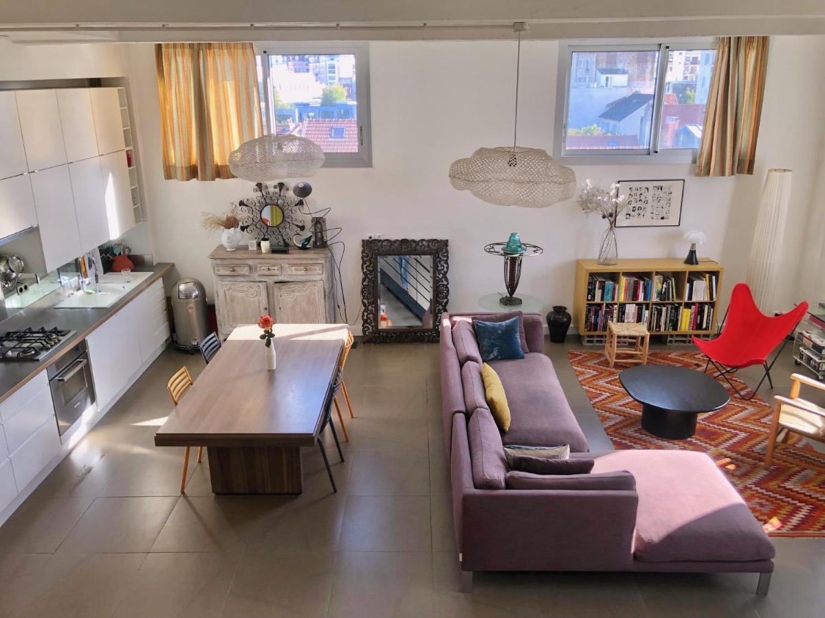 Superbe loft avec terrasse et jacuzzi aux Lilas près de Paris - Ferienwohnung Les Lilas