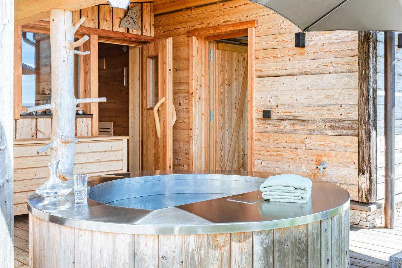 Dreisessel-Chalets im bayerischen Wald - Chalet Plöckenstein - mit Whirlpool-Sauna-Kamin - Ferienwohnung Haidmühle