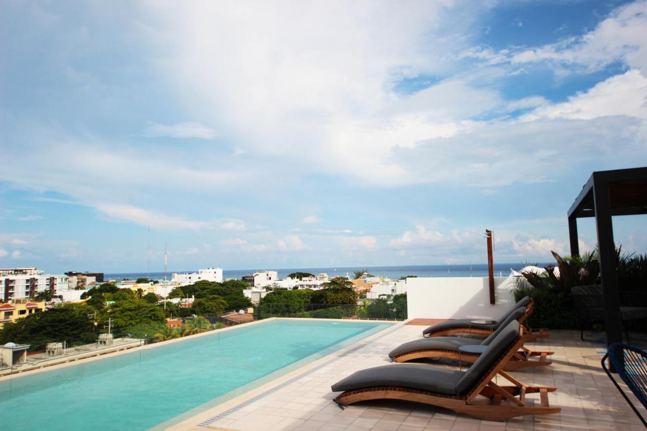 Studio at best location, enchanting roof top with infinity pool - B&B Playa del Carmen