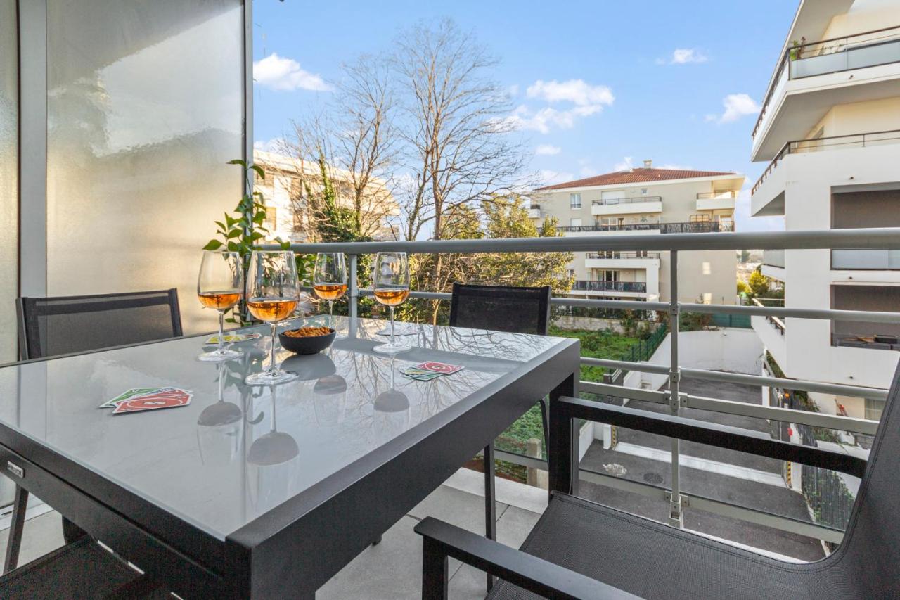 Le Sud - Quiet - Spacious - AC - Private car park - Aerodrome - Ferienwohnung Cannes