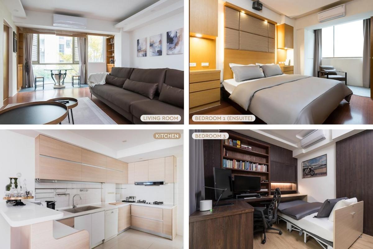 Vintage 3B2b Living, Dining, Kitchen Zhongxiao Dunhua MRT - 復古3房2衛 客廳 餐廳 廚房 忠孝敦化捷運 - B&B