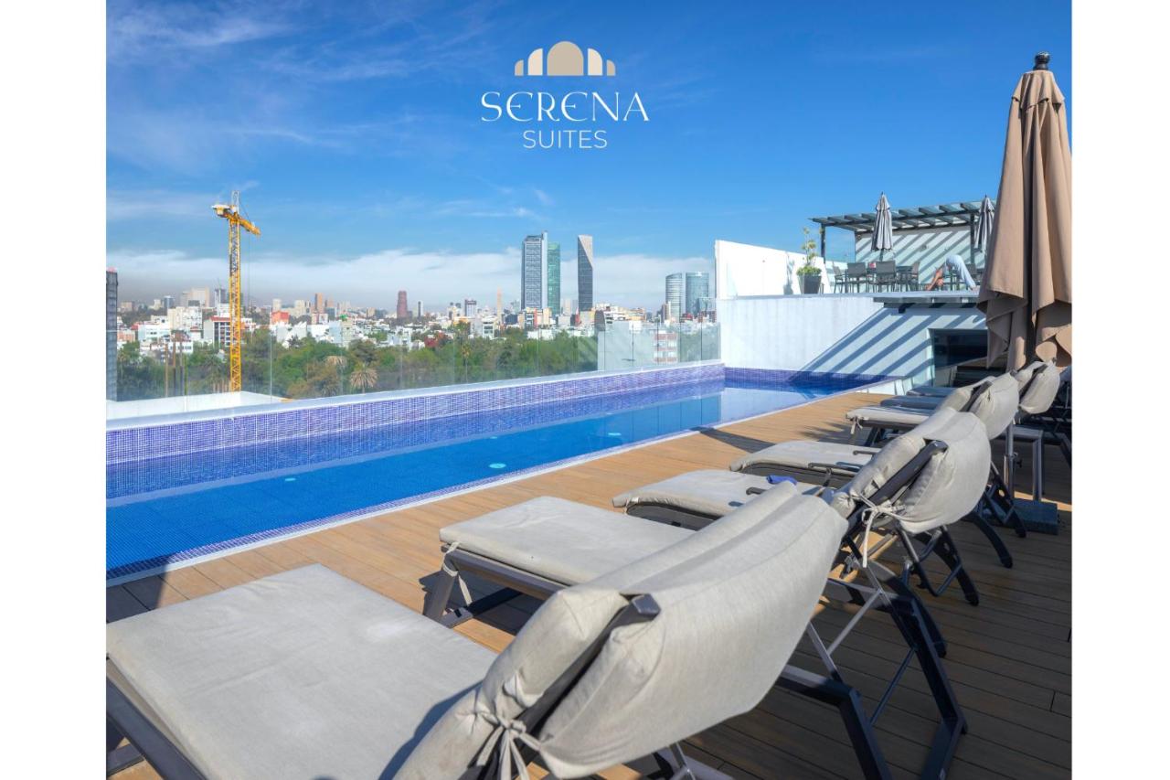 Radiant Rooftop Apartment in Central Condesa with AC & Pool - B&B Ciudad de México
