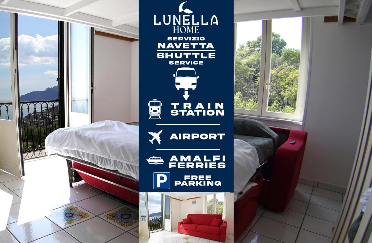 LUNELLA HOME FULL APARTMENT with UNIQUE SEAVIEW, WASHING MACHINE, FULL KITCHEN, PARKING with VIDEO SURVEILLANCE, and SHUTTLE TAXI from to CENTRAL STATION, AMALFI FERRIES, SALERNO AIRPORT, NAPLES AIRPORT - B&B Salerno