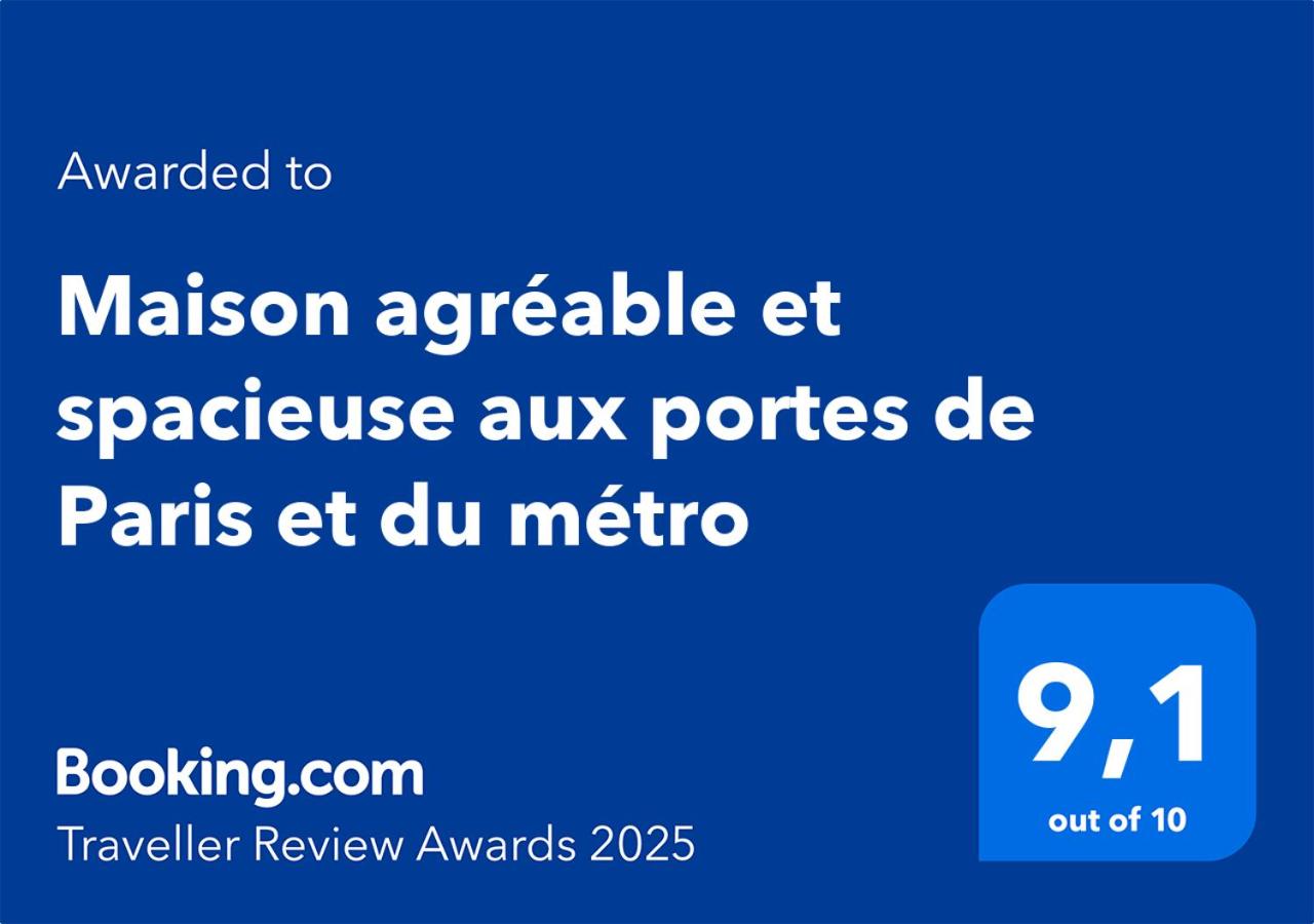 Maison agréable et spacieuse aux portes de Paris et du métro - Chambres d’hôtes