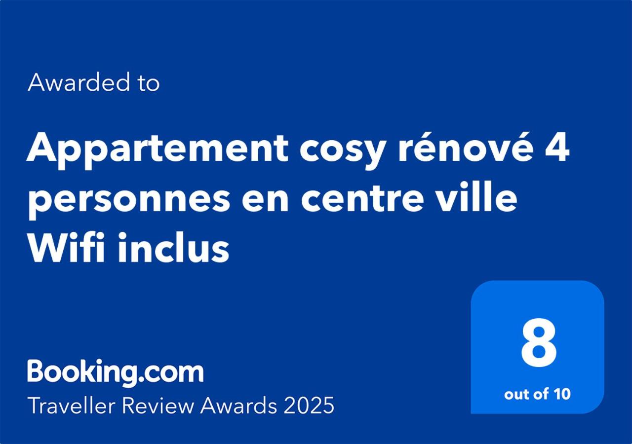 Appartement cosy rénové 4 personnes en centre ville Wifi inclus - Ferienwohnung