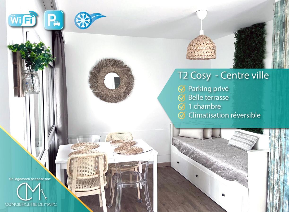 T2 Cosy centre ville, parking privé - B&B La Grande-Motte