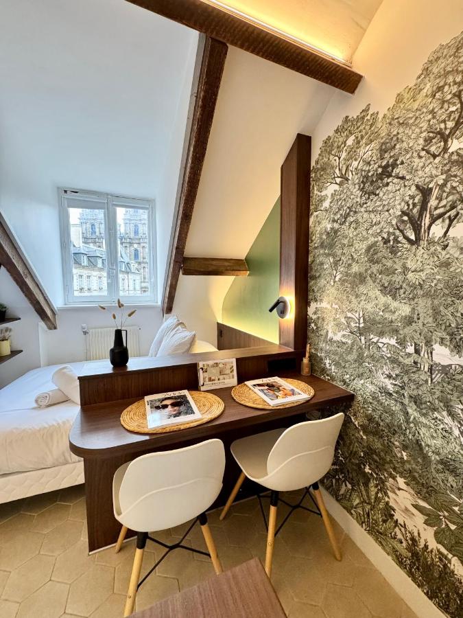 Le petit Nantais, centre de Rennes, avec vue sur la Cathédrale - B&B