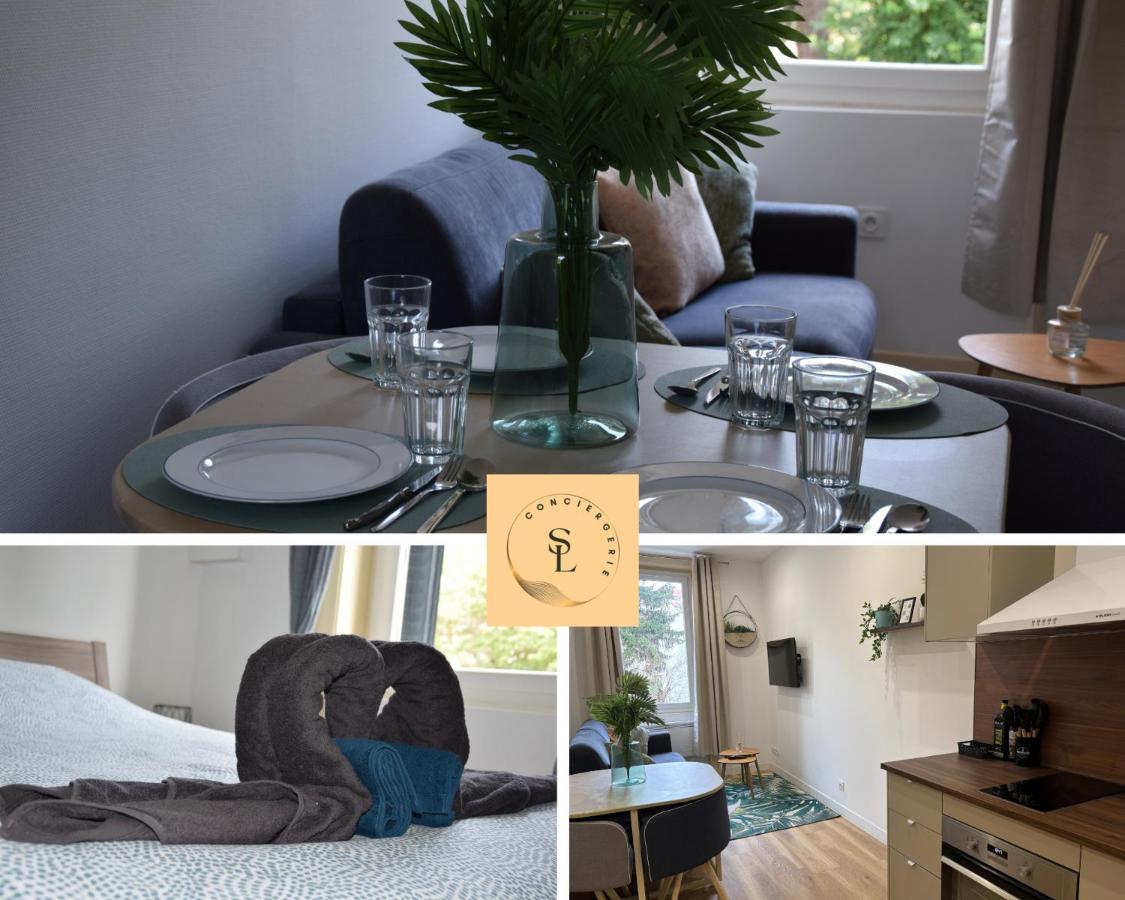 Élégant T2 à Bron, Tramway à 2min, Box Parking, 4Personnes - B&B