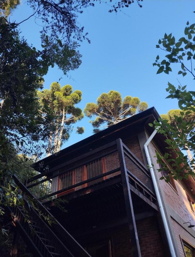 Villa Mantiqueira - Lareira e área verde - B&B
