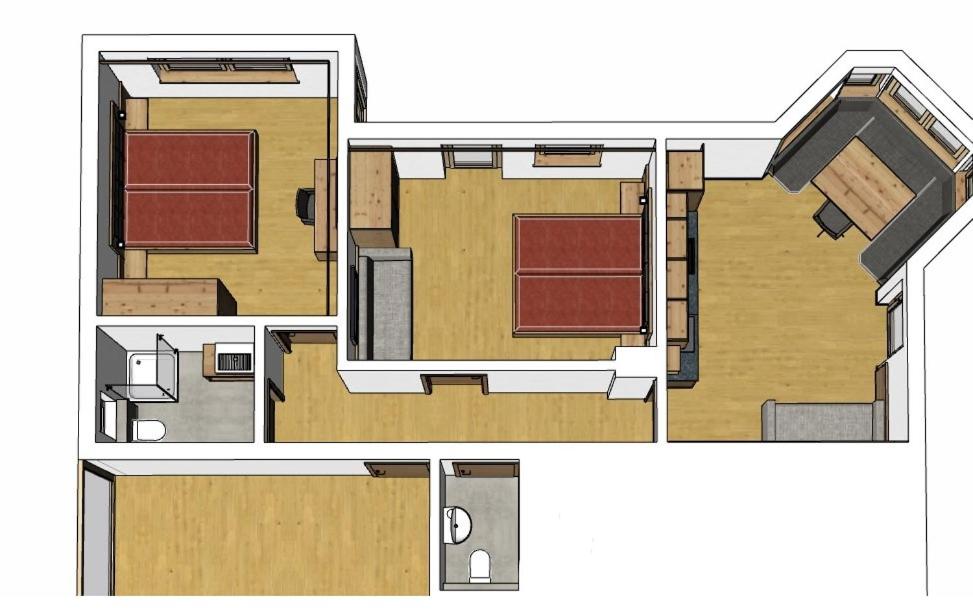 Appartamento con 2 Camere da Letto