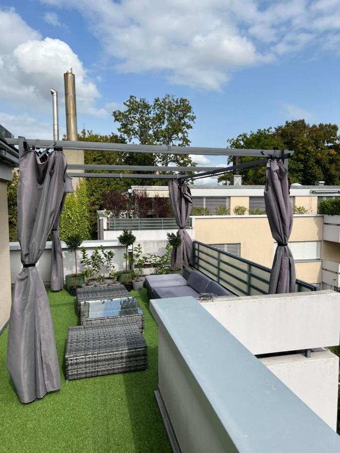 Penthouse with large terrace 5 km from Basel - B&B