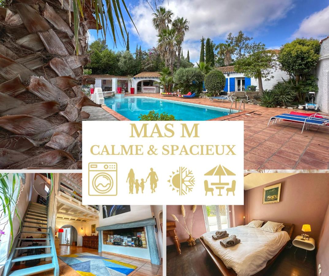 MAS M - Villa d'exception - Piscine - Jeux Enfants - BBQ - Plancha - Cheminée - Calme - 5 Chambres - SUDSEJOURCONCIERGERIE - B&B Perpiñán