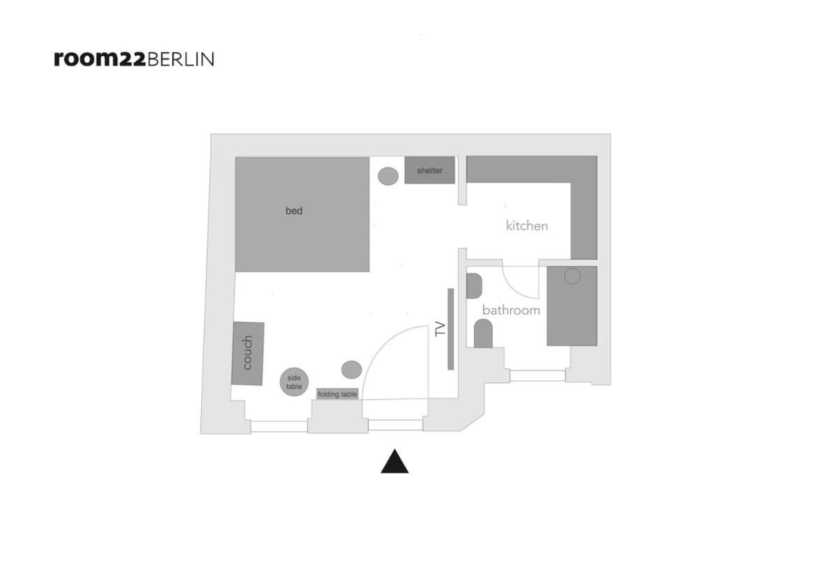 J8 Room22 Studioapartment Mitte Mitte - B&B