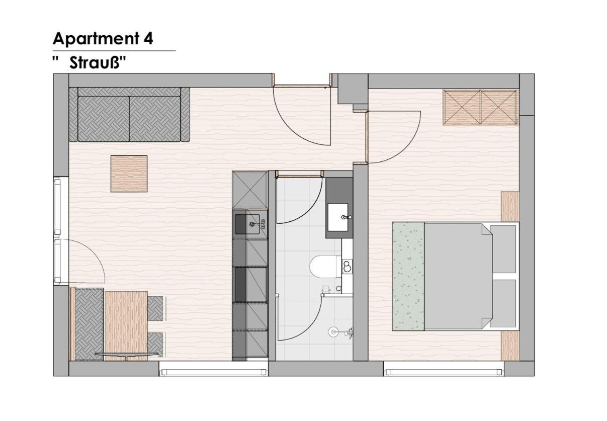 Appartement met badkamer