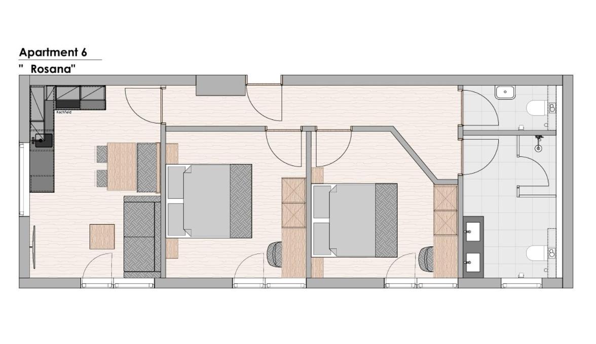 Appartement met 2 slaapkamers