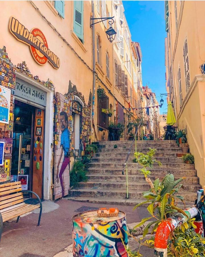 Grand Duplex T2 - Plein coeur historique et du port - B&B Marsiglia