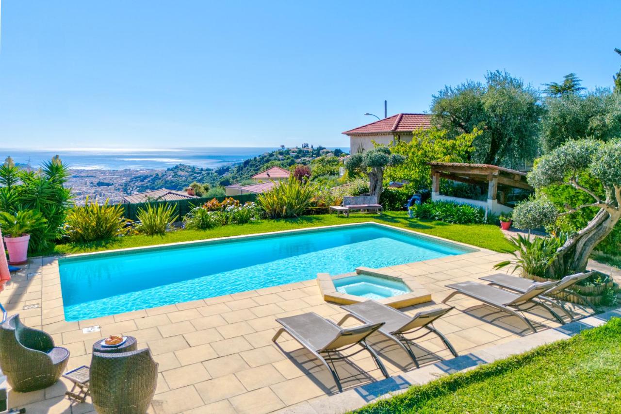Villa de prestige Vue mer panoramique Piscine Climatisation - Ferienwohnung Nizza