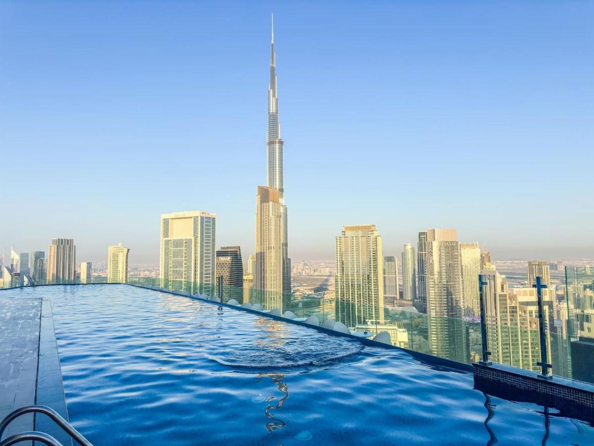 New Luxury SeaView 2Bed - Spectacular Rooftop Infinity Pool, Bar & Burj Views! - B&B Dubai