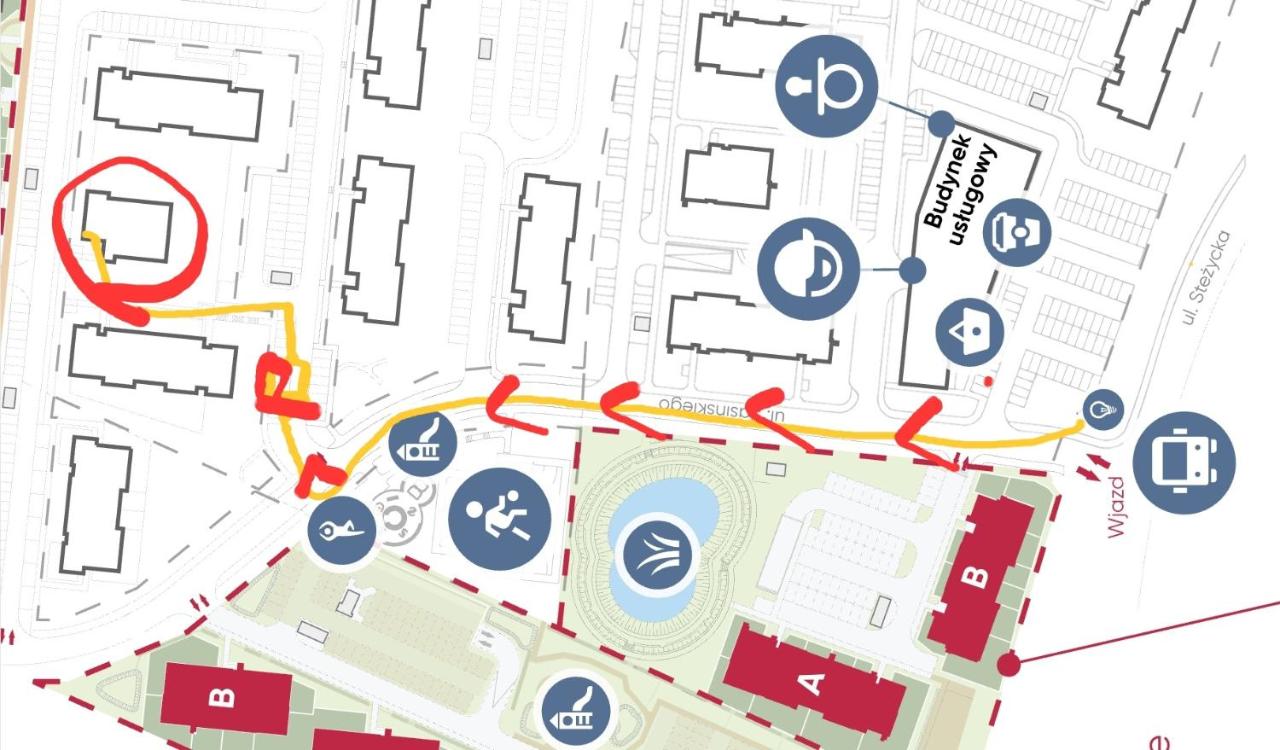 Mieszkanie 46m2 - 2 pokojowe z ogródkiem , WIFI , Bezpłatny parking nr 126, Szybkie połączenie z lotniskiem, autobus 120 - Chambres d'hôtes Gdańsk