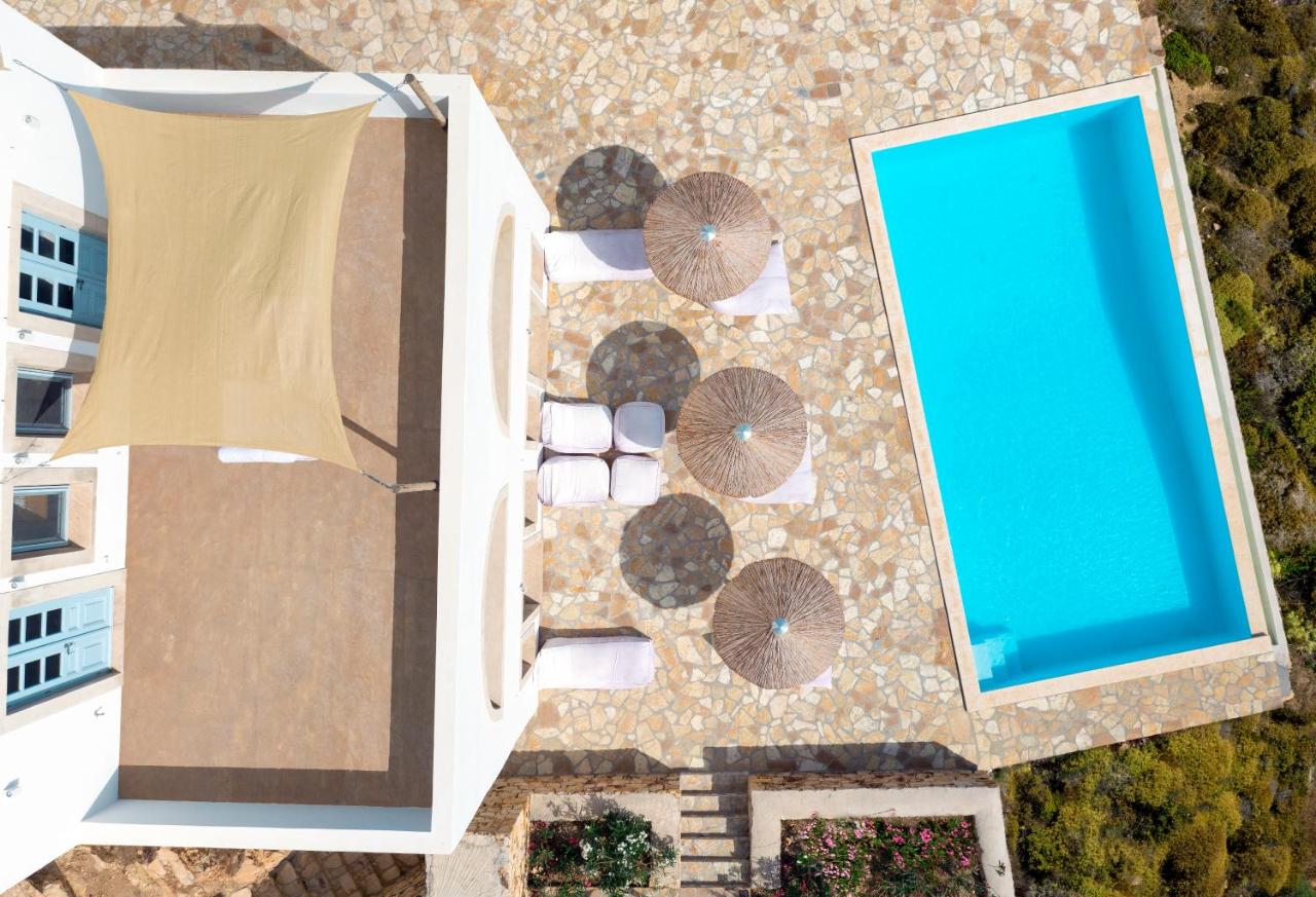 Slow Luxury Patmos Hideaway Villas Sophia, Tatyana and Leda with panorama and pool - Chambres d'hôtes Patmos