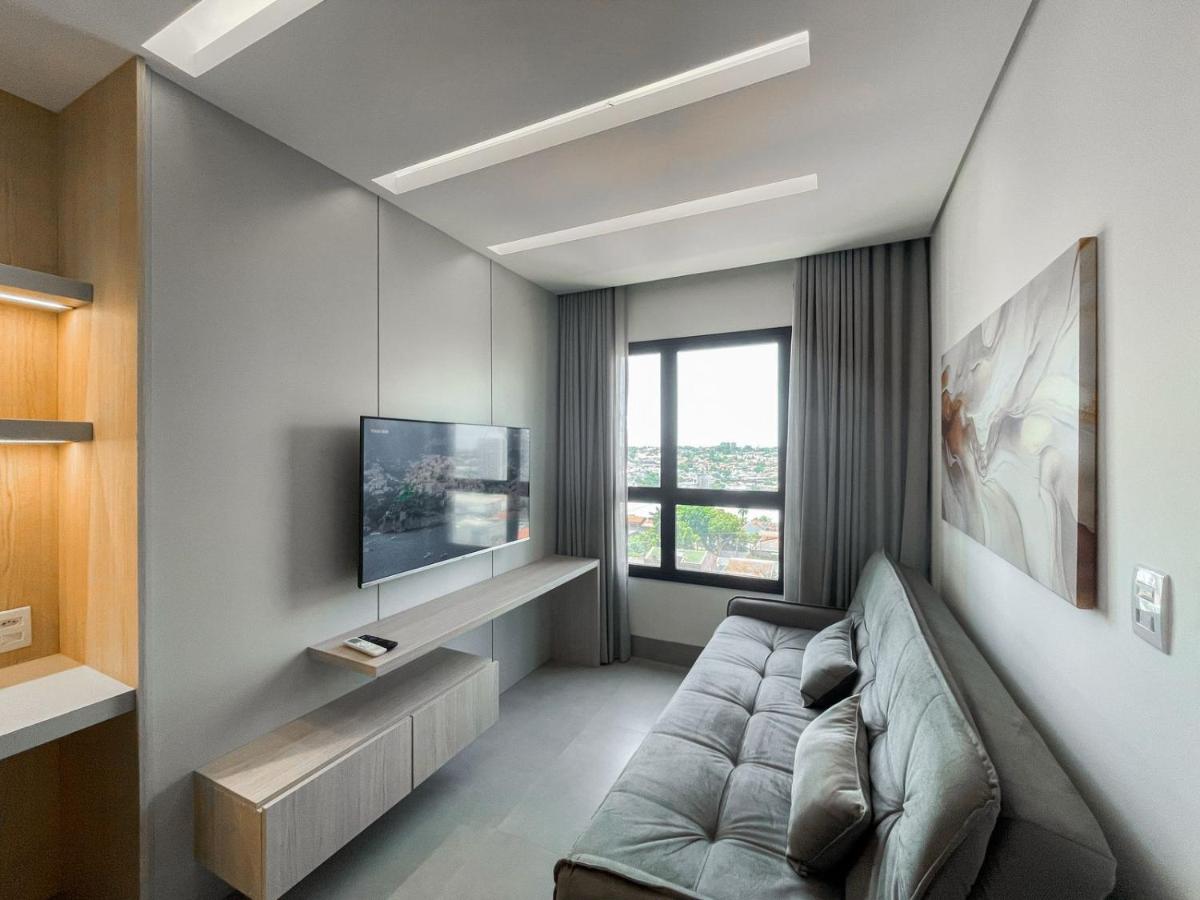 Lindo Flat Planejado com Vista Para Cidade - B&B