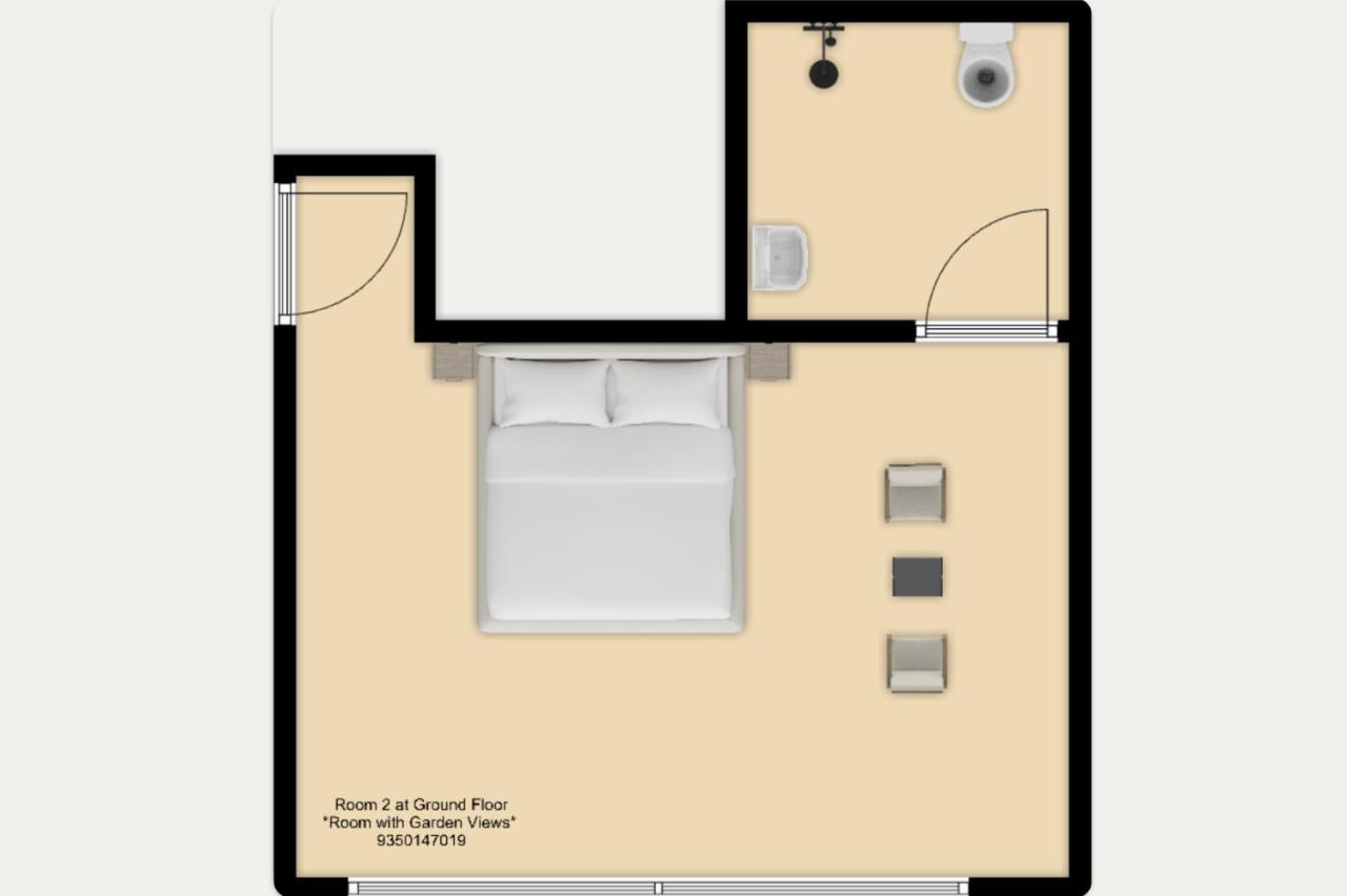 Doppelzimmer mit Gartenblick