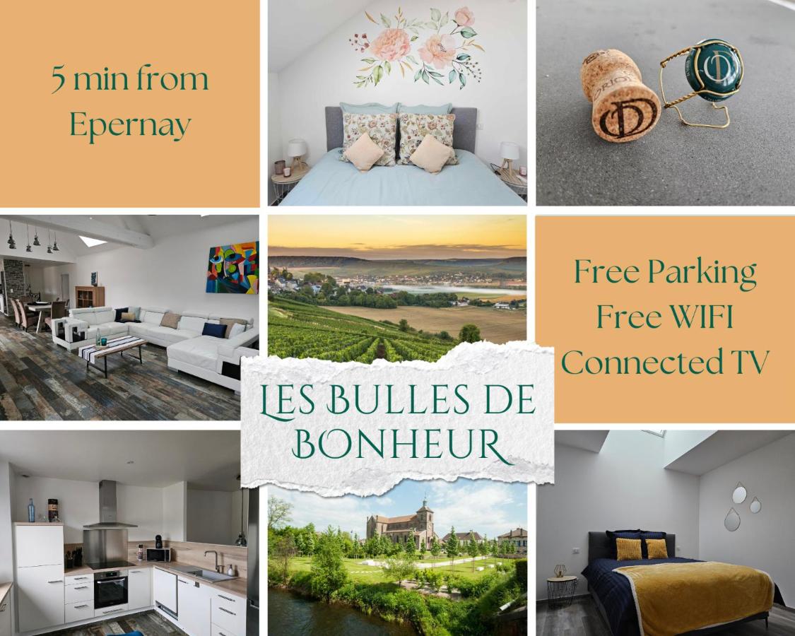 Les Bulles de Bonheur - Au Cœur du Vignoble Champenois - B&B