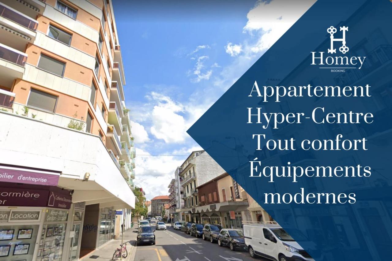 HOMEY SUPERCHILL - Appartement moderne et tout équipé - Netflix et WiFi inclus - Situé en Hyper-centre - Proche Genève - B&B