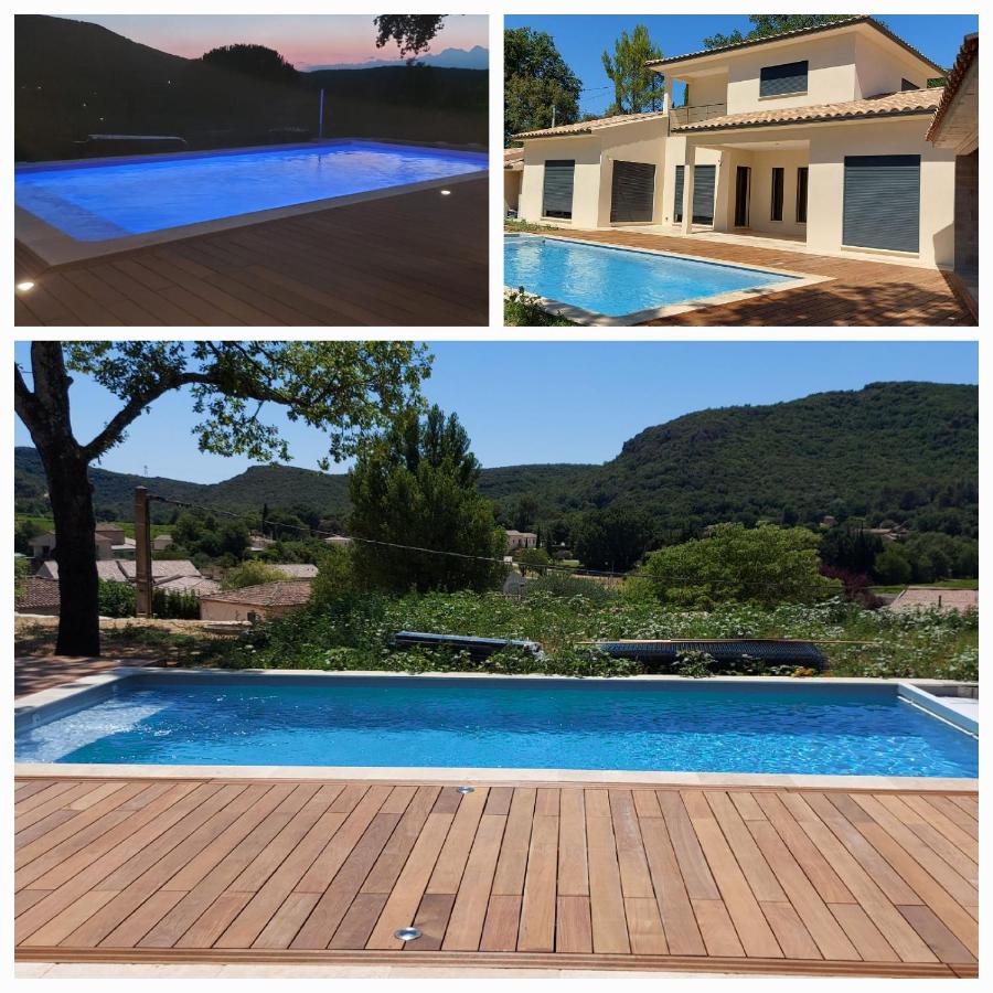 Provence, Uzès, villa climatisée 8 pers avec piscine privée - B&B
