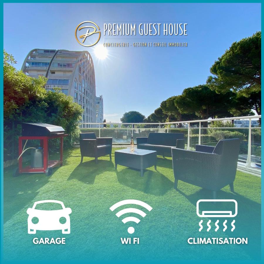PGH N10-Terrasse, Parking Privé, 500m de la Plage - Chambres d’hôtes