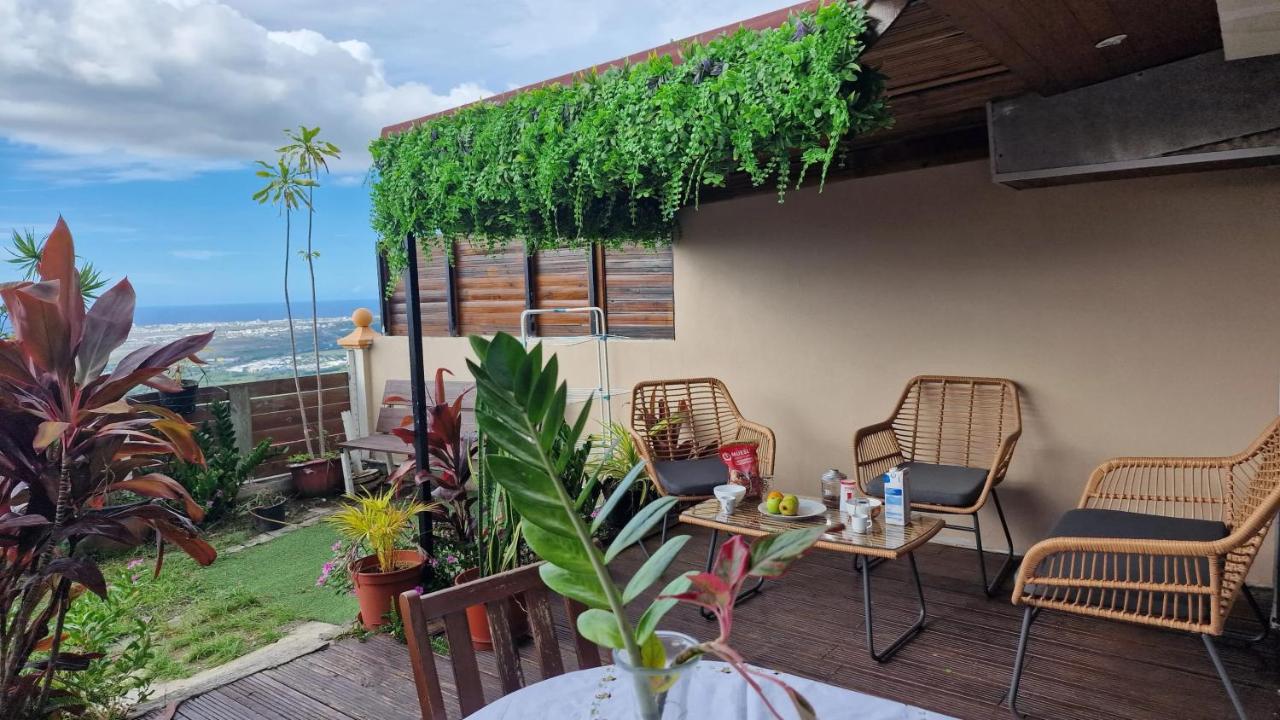 Appartement avec vue sur mer à Saint-Paul, 50 m², Terrasse - B&B