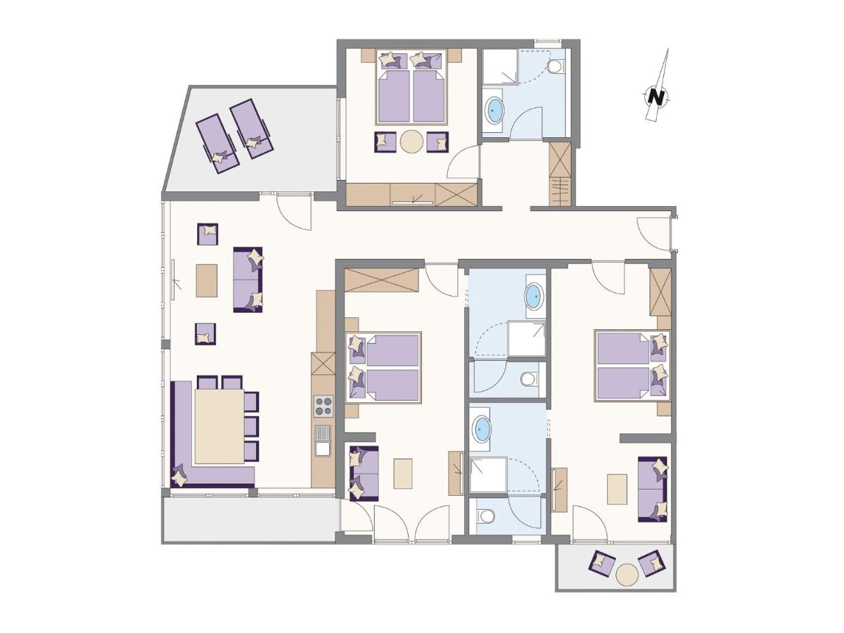 Appartement met 3 Slaapkamers